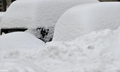 ببینید | بارش برف در روستای گلاز اشنویه