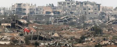 ده‌ها منزل مسکونی در نوار غزه به آتش کشیده شد