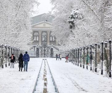 برف، سیمای تهران را اینگونه سفیدپوش کرد