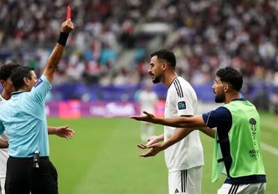 AFC تصمیم فغانی را تایید کرد: اخطار دوم‌ به گلزن عراق صحیح بود