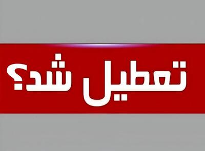 مدارس، دانشگاه‌ها و ادارات این استان فردا شنبه ۱۴ بهمن تعطیل شد