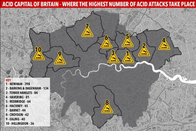 انگلیس؛ پایتخت «اسیدپاشی» در جهان