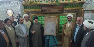 خبرگزاری فارس - سند بقعه حضرت علی‌بن حمزه (ع) شیراز رونمایی شد