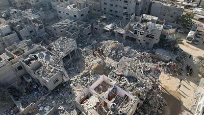 بمباران غزه با ۶۶ هزار تُن بمب/ویرانی گسترده در خانه‌ها و اماکن مذهبی و باستانی