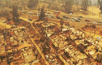 افزایش تلفات آتش‌سوزی‌های جنگلیِ «شیلی» به ۵۱ تن