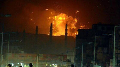 عملیات حزب‌الله لبنان علیه پایگاه صهیونیست‌ها / بمباران ۳۵هدف در پایتخت یمن