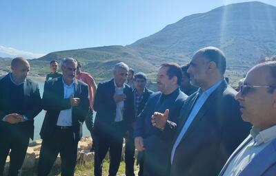 افتتاح سد کوهبرد کهگیلویه با حضور وزیر جهاد کشاورزی