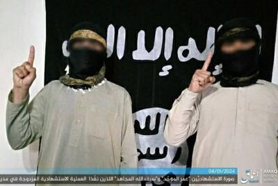 تصاویر دو عامل انتحاری داعش