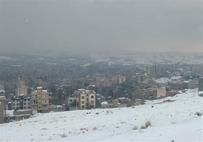 بارش برف شمال شرق تهران را سفیدپوش کرد + فیلم و تصاویر - تسنیم