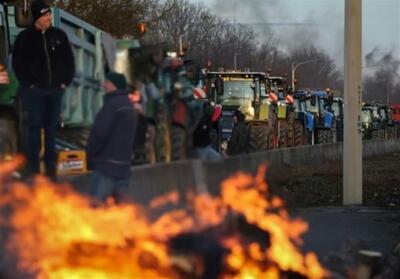 آتش خشم کشاورزان در سراسر اروپا مجددا شعله ور شد - تسنیم