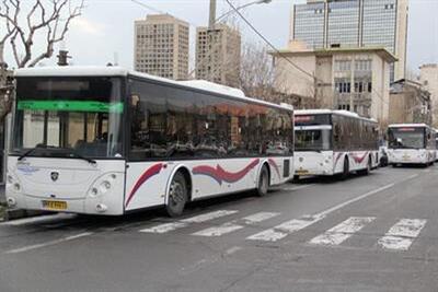 خدمات‌‌رسانی ناوگان اتوبوسرانی به شرکت‌کنندگان در راهپیمایی 22 بهمن