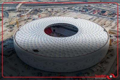 ورزشگاه الثمامه کمتر از ۳ ساعت پیش از دیدار ایران و قطر