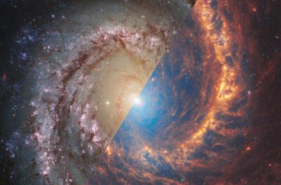 با این عکس از زیباترین کهکشان مارپیچی، قدرت شگفت‌انگیز جیمزوب در مقابل هابل را ببینید!