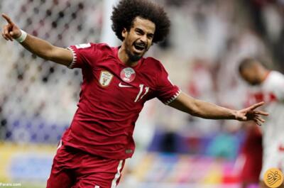 (ویدئو) ایران ۲ - ۱ قطر؛ اکرم عفیف بازی را به تساوی کشاند