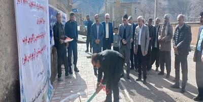 خبرگزاری فارس - کلنگ‌زنی اصلاح و توسعه شبکه توزیع آب روستای حسین‌آباد در «سیوان»