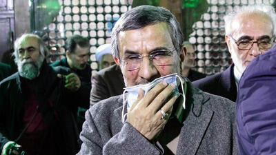 محمود احمدی نژاد عمل جراحی پلک انجام داد ! + عکس
