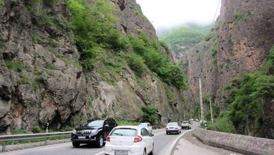 تردد در جاده کرج - چالوس و آزادراه تهران - شمال به حالت عادی بازگشت