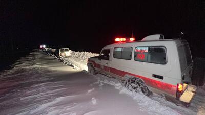 امدادرسانی به ۳۶ نفر از متاثرین برف و کولاک در سردشت
