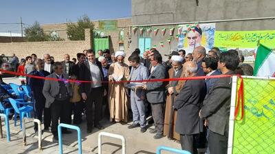 افتتاح بوستان کودک در روستای کوشه بردسکن
