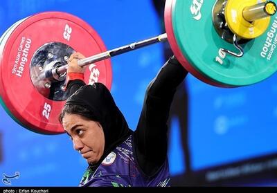 وزنه‌برداری قهرمانی آسیا| الهه رزاقی به مدال نقره رسید - تسنیم