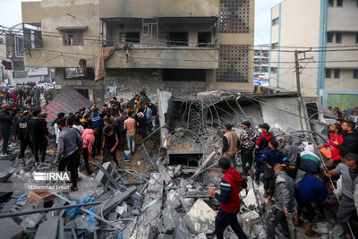 ادامه بمباران نوار غزه/ ربودن ۳۵۰ جنازه از غزه
