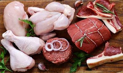 قیمت مرغ و گوشت قرمز در بازار (21 بهمن 1402)