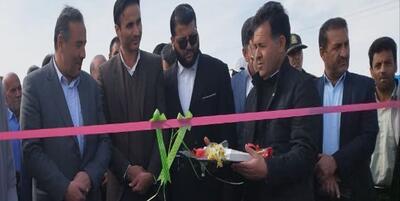 خبرگزاری فارس - افتتاح پروژه ساماندهی ورودی شهر چشمه شیرین در «بدره»
