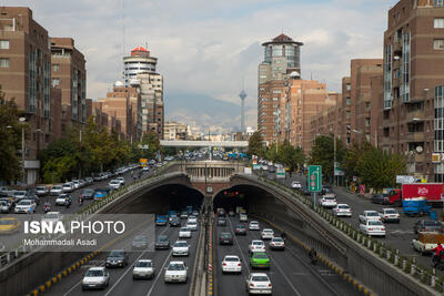 افزایش نسبی دما در تهران / کاهش کیفیت هوا در مناطق پرتردد