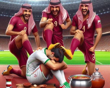 آیا تصویر ضد ایرانی کار روزنامه ورزشی قطری بود؟