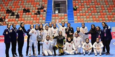 سومین قهرمانی دختران فوتسال ایران در کافا