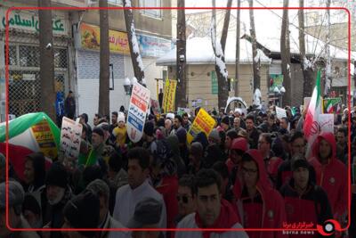 تجلی یک حضور تاریخی در راهپیمایی بزرگ 22 بهمن شهر سنندج
