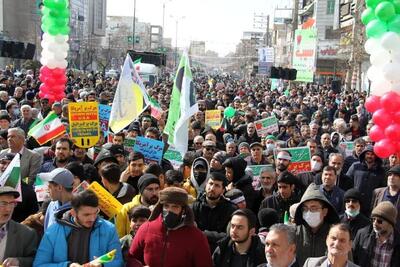 شکوه صبح صادق راهپیمایی ۲۲ بهمن در البرز