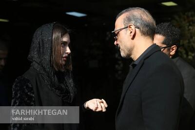 گزارش تصویری | چهره‌های مشهور در مراسم ترحیم همسر علیرضا قربانی