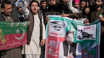 کسب اکثریت نسبی مجلس پاکستان توسط کاندیدا‌های هوادار عمران خان