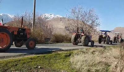 خبرگزاری فارس - فیلم| راهپیمایی تراکتوری و پیاده روستای محمدآباد شهر بیستون