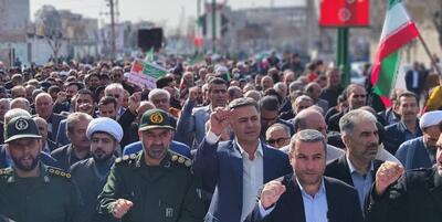 خبرگزاری فارس - راهپیمایی پرشور مردم باقرشهر در یوم الله ۲۲ بهمن