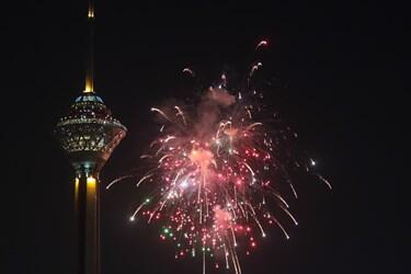 خبرگزاری فارس - نور افشانی برج میلاد به مناسبت سالگرد انقلاب