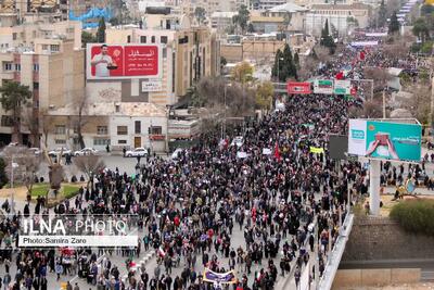 راهپیمایی 22 بهمن در شیراز