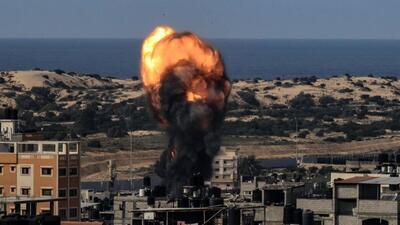 فیلم| حملات اسرائیل به رفح