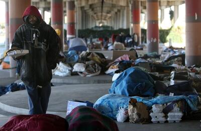 بحران خانه‌به‌دوش‌ها در آمریکا؛ ۶۵۰ هزار آمریکایی بی‌خانمان هستند!