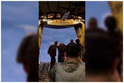 حضور پادشاه اردن در آخرین انتقال هوایی کمک‌ها به غزه
