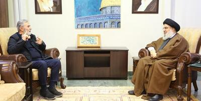 خبرگزاری فارس - دیدار دبیرکل جهاد اسلامی با سید حسن نصرالله