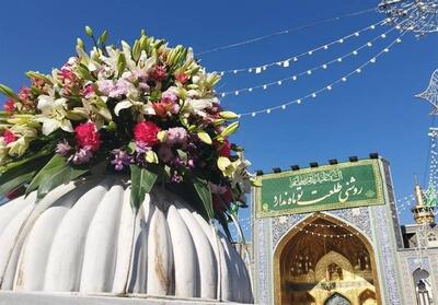 جشن گل و نور در آستانه اعیاد شعبانیه در حرم مطهر رضوی - تسنیم