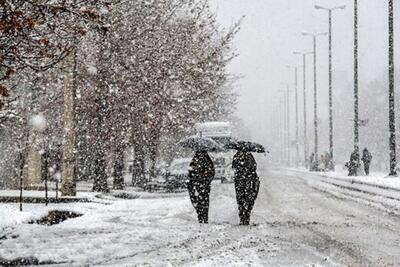 بارش‌ شدید برف وباران در انتظار این ۹ استان