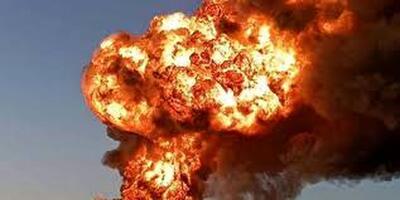 انفجار وحشتناک خط لوله گاز در بروجن