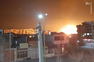 فیلم/ آتش‌سوزی در خط سراسری گاز در بروجن