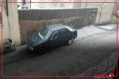 باران سیل آسا شهر نلاس در سردشت