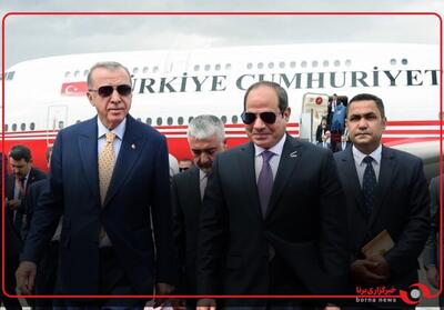 اردوغان برای اولین بار از سال 2013 به مصر رفت