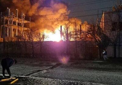 ببینید/ لحظه انفجار در شهریار/ فیلم دوربین مداربسته از مجاورت کارخانه شیمیایی