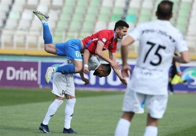 لیگ برتر فوتبال| برتری نساجی و تساوی 2 دیدار در پایان نیمه اول - تسنیم